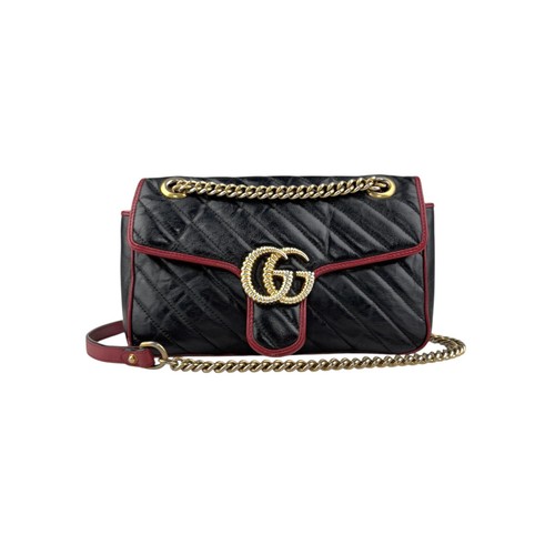 Gucci black redquilted leather - black/redquilted,