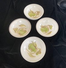 4 DENBY TROUBADOR BOWLS -  14.5 cms  / 5.75 inchVGC