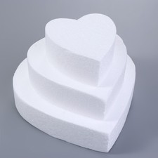 Heart Shaped Cake Foam Mould Dummy Cake Model DIY Model Practice Model