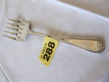 FEATHER EDGE Silver Plate EPNS A1 SHEFFIELD GRAVY -  MEAT SERVING FORK  GLEAMING