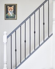 Deluxe Set of 2 Black Stair