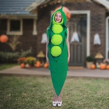 Pea Pod Cosplay Costume, Novelty Decorative Food Cosplay Costumes, Fancy Dress
