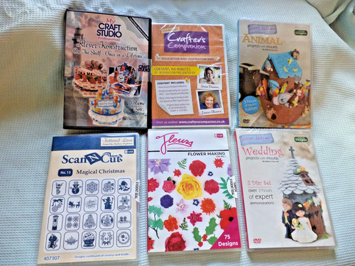 Six specialty crafting dvds - six,