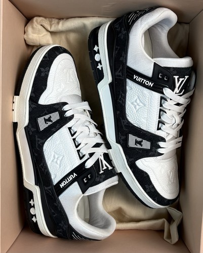 Louis vuitton denim trainers - louis,