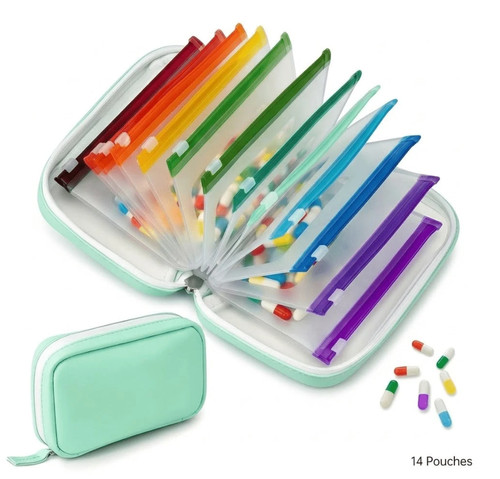 1pc weekly pill organizer - 1pc,