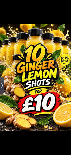 Ginger lemon shots pack - shots, 10