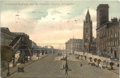 Liverpool overhead railway - liverpool,