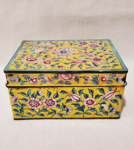Vtg cloisonne brass - vtg, enamel