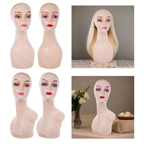 Female bald mannequin head - female,