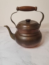 Vintage Hammered Copper Kettle