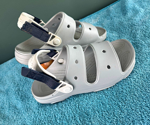 Crocs grey aqua - grey, shoes