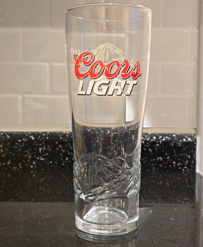 Coors light embossed mountain - light,