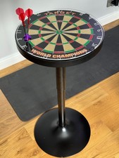 Target World Champion  Adjustable Dartboard Bar Table - Black
