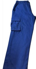 Women's Navy Blue Work Cargo Trousers Size 12 Regular