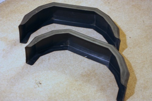 Plastic car trailer - , mudguards