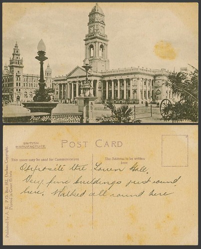 South africa old postcard - south,