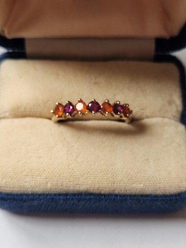 Fire opal garnet half - 🧡fire,