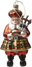 Scottish Santa with Bagpipes