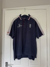 Rare Vintage 1998 ENGLAND CRICKET official polo shirt XL
