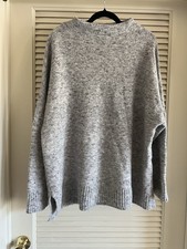Well Worn Ladies' Nep Yarn Sweater | Gray | XXL