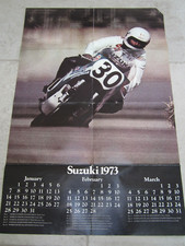 Giant Poster Suzuki 1973 Daytona TR750 Aut Bauman Racing Bike Motorcycle