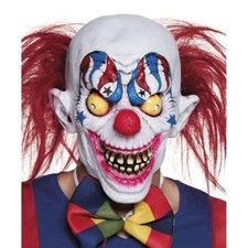 Boland Scary Clown Mask Adult Halloween Fancy Dress