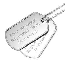 2 Army Style Engraved Light