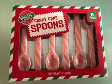 Christmas Candy Cane Spoons