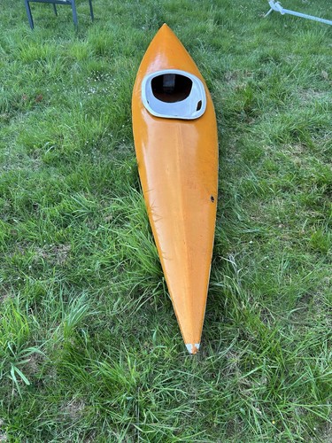Solid canoe lovely orange - solid, in