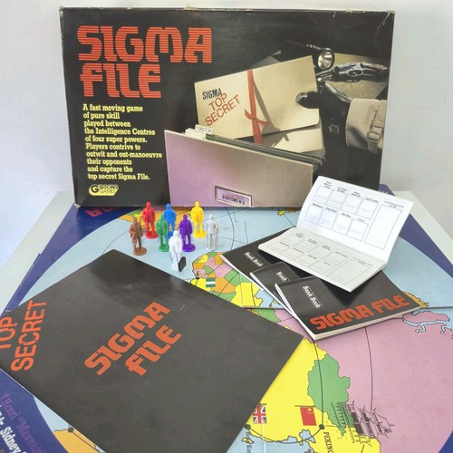 1970s sigma file board game - sigma, |