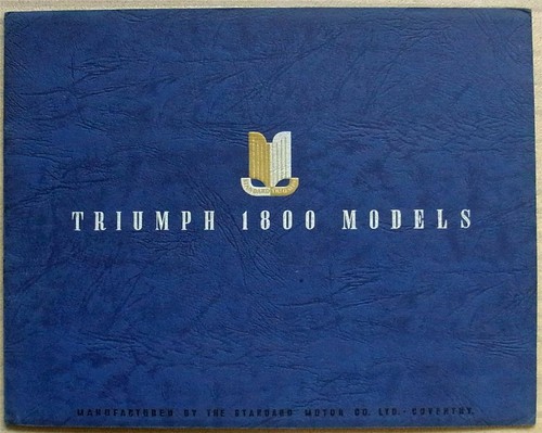 Triumph 1800 saloon roadster - 1800, &