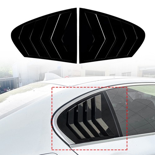 Gloss black 2pcs rear - rear, window