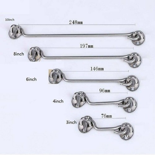 Stainless steel cabin hook and - steel,