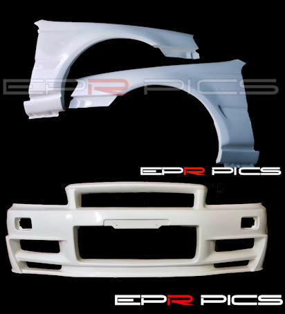 R34gtr conversion frontfender - conversion,