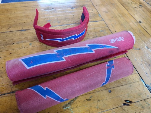 Bmx bike red zap pads - bmx,