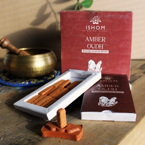 Natural incense resin brick - natural,