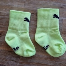 Manchester City FC PUMA Third 22/23 Baby Sock Unisex Size 1-3 Months  New 