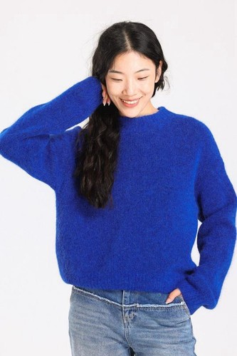 Harley scotland blue mohair - blue,