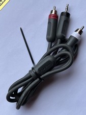 BELKIN 2 RCA to 3.5mm Cable Audio  Splitter Gold Stereo Lead Jack Aux Cord DJ TV