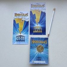 2 X Theatre flyer plus pencel and pin badge HERCULES 