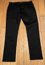 Next Mans Slim Fit Black Jeans