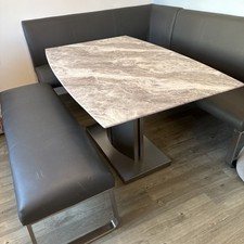 Furniture Village Cocoon Dining Table left hand and low bench