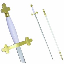 Knights Templar Sword-White