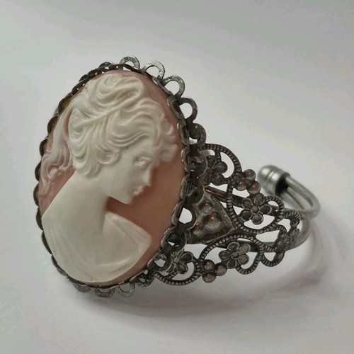 Vintage ornate filigree - ornate, cameo