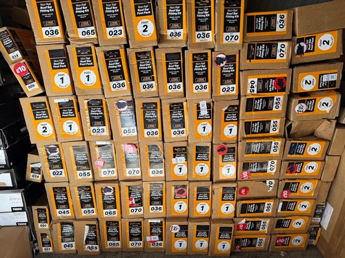 Halfords roof bar fitting - halfords, kit