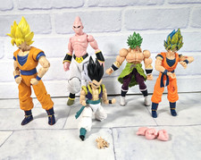 Dragon Ball Z Figure Bundle Super Saiyan Goku Vegeta Majin Buu Broly Gotenks