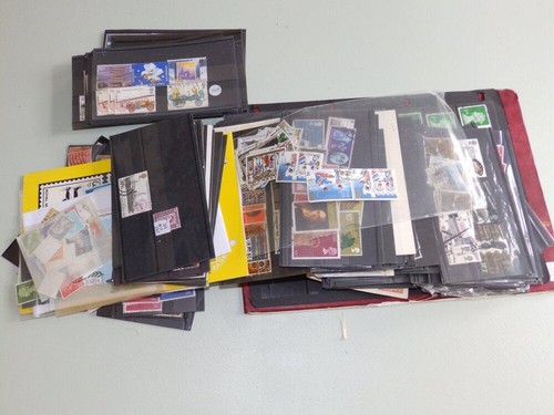 Stamp collection on - stamp,