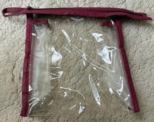 Transparent Toiletries Cosmetic Travel Bag Makeup Pouch Clear Wash Reusable