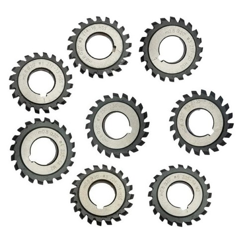 8pcs 8 involute gear - 8pcs, #1-8