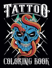 Tattoo Coloring Book for